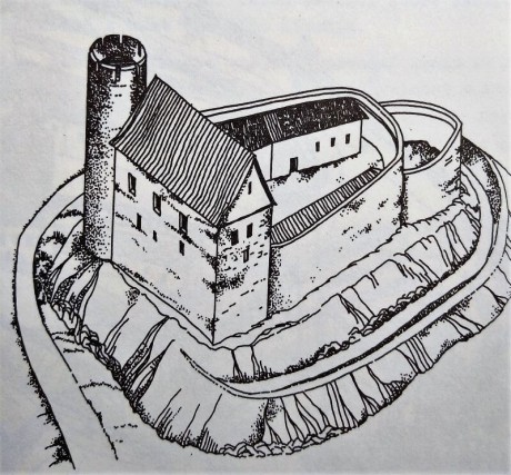 Podoba hradu kolem roku 1400 