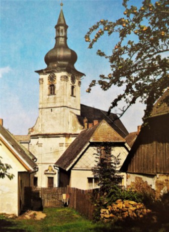 Kostel sv. Martina a chaloupky