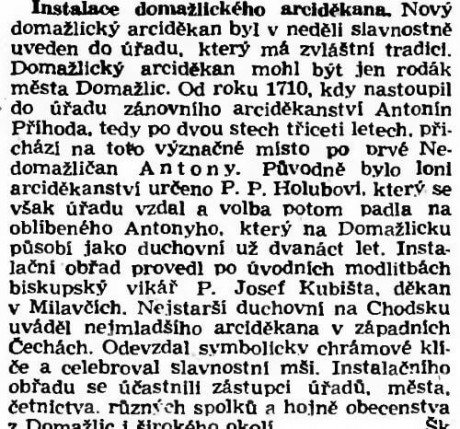 Lidové noviny - 10.10.1940 - Domažlicko
