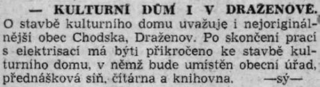 Národní listy -  r. 1940 - Draženov