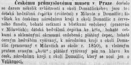 Šumavan - 31.01.1880 - Milavče
