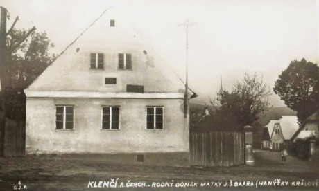 Rodný dům matky J.Š. Baara 