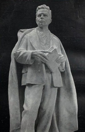 Detail návrhu sochy L. Šalouna