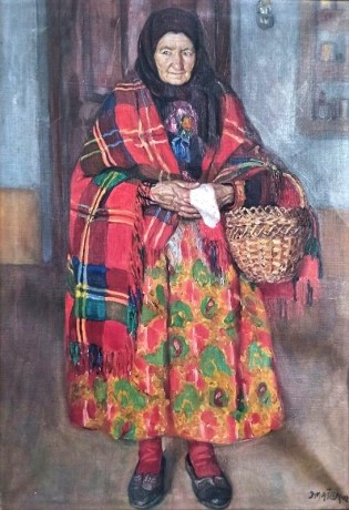 Stará žena v salupu