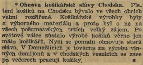 Venkov - 30.10.1941 - Chodsko