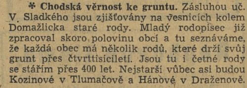 Venkov - 26.8.1944 - Domažlicko