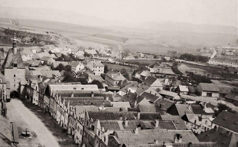 Centrum mezi léty 1880 - 1890