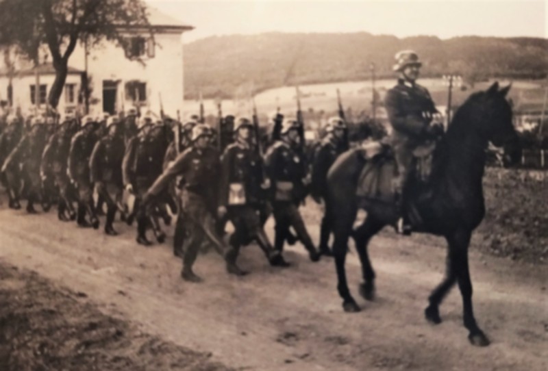 Obsazení obce německými vojsky