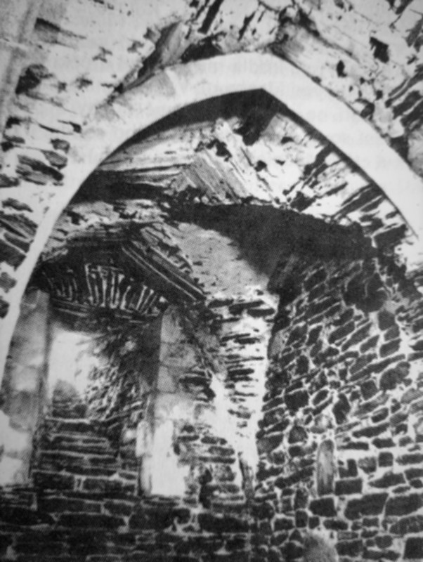 Místnost gotické falce z 3. čtvrtiny 13. století