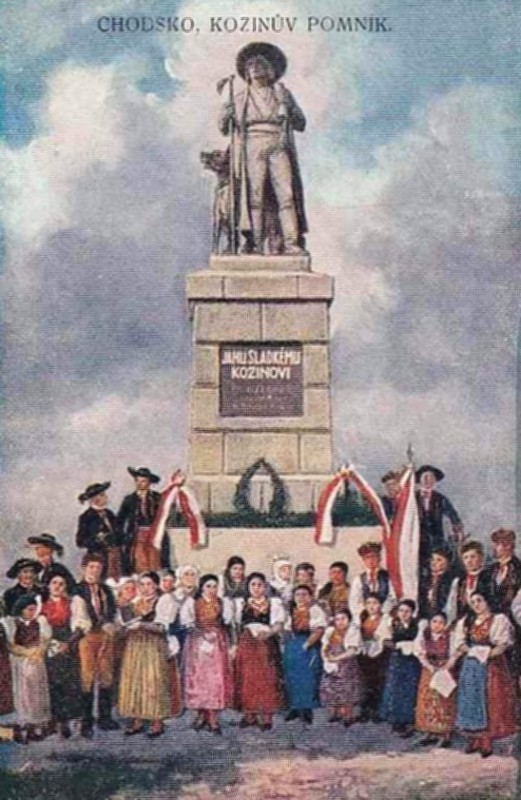 Odhalení Kozinova pomníku na Hrádku