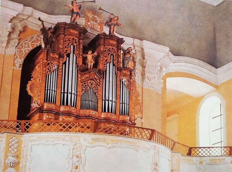 Varhany v kostele sv. Martina v Klenčí pod Čerchovem