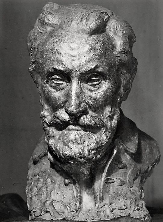 Busta J.F.Hrušky - autor Al. Langenberger