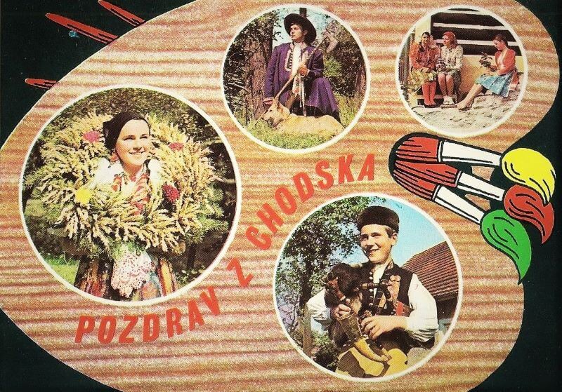 Pohlednice - chodský folklór