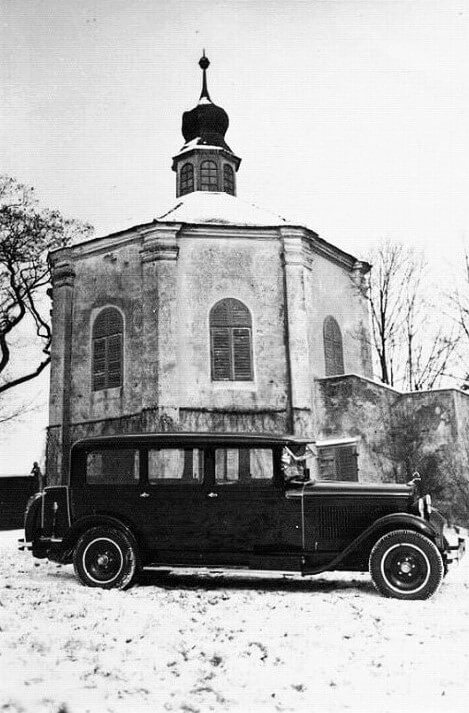 Loretánská kaple v zimě