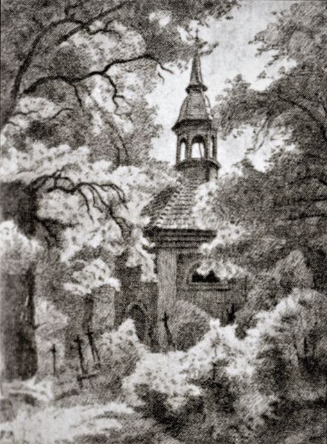Kaple sv. Jana Nepomuckého ve vyobrazení Jana Paroubka