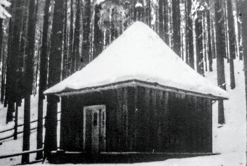 Kaple sv. Vojtěcha v zimě