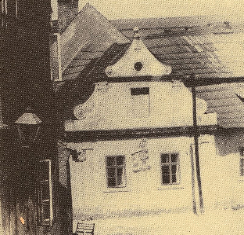Domek rabína na poč. 20. stol.