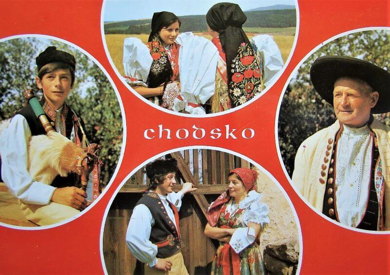 Pohlednice - folklórní Chodsko