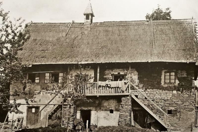 Nový Klíčov, chalupa zbořená v r. 1940