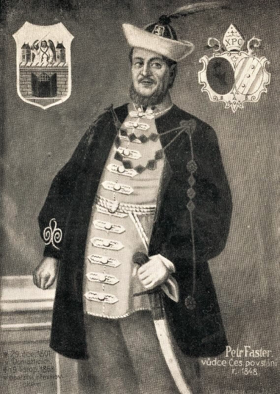 Petr Fastr - jeden z vůdců českého povstání v r. 1848