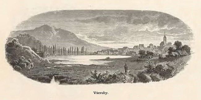 Všeruby na obraze K. Liebschera (1851 - 1906)