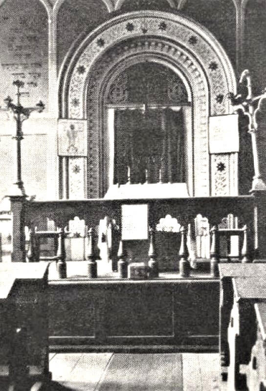 Synagoga - interiér