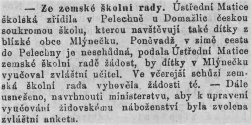 Národní listy - 14.12.1887 - Pelechy