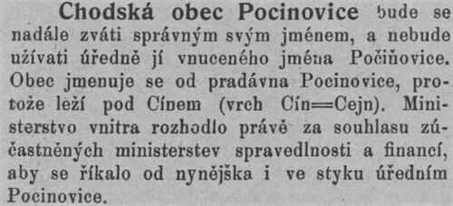 Šumavan - 22.07.1905 - Pocinovice