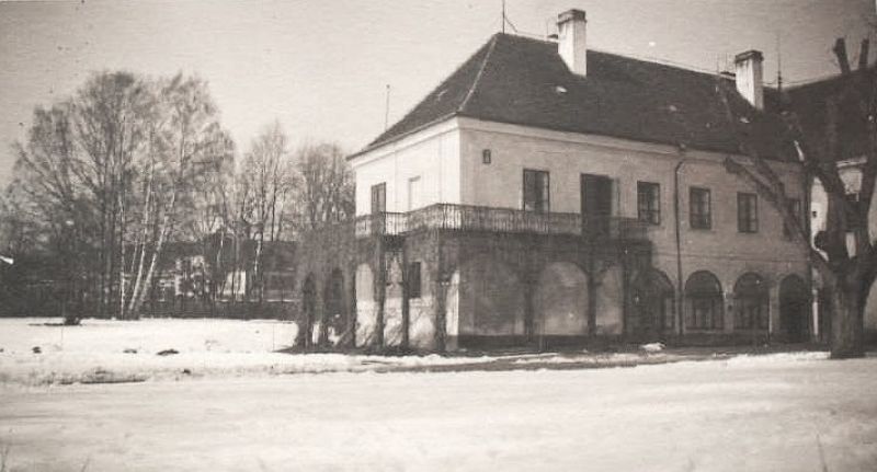 Zimní snímek zámku