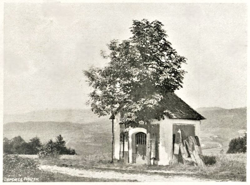 Kaplička sv. Petra - kresba