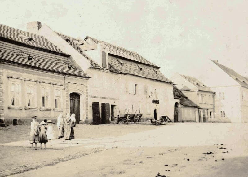 Hořejší předměstí s nynější Chodskou rychtou