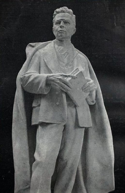 Detail návrhu sochy L. Šalouna