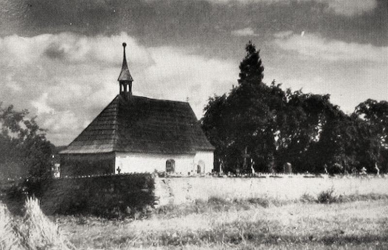 Hostouň -hřbitovní kostel Nanebevzetí Panny Marie -  r. 1930