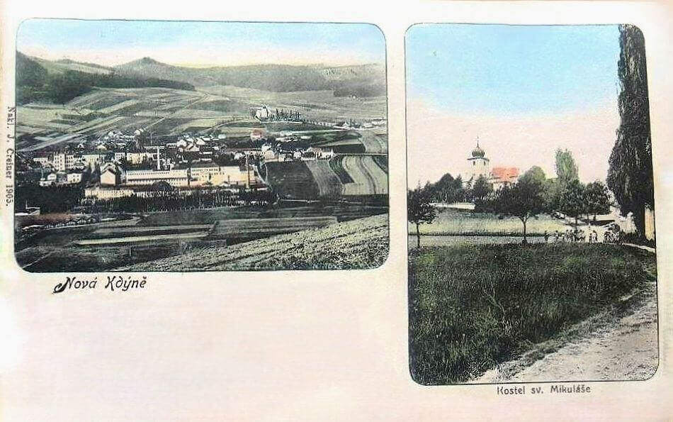 Pohlednice okénková barevná