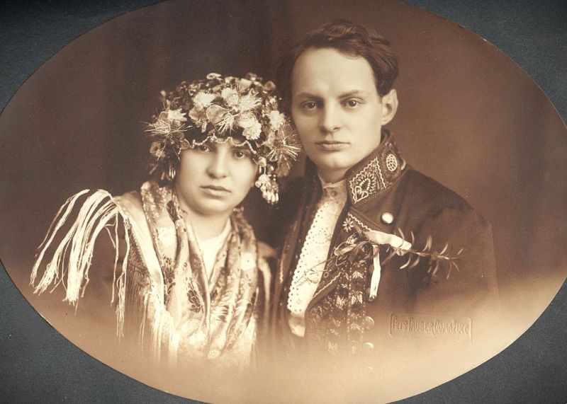 Svatební foto manželů Kajerových