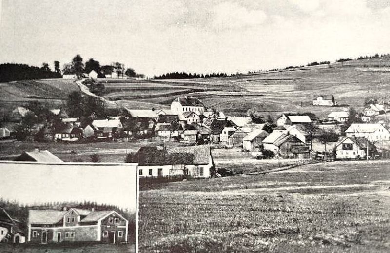 V pozadí zámeček Diana