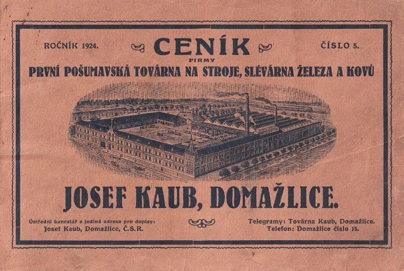 Katalog výrobků - titulní strana