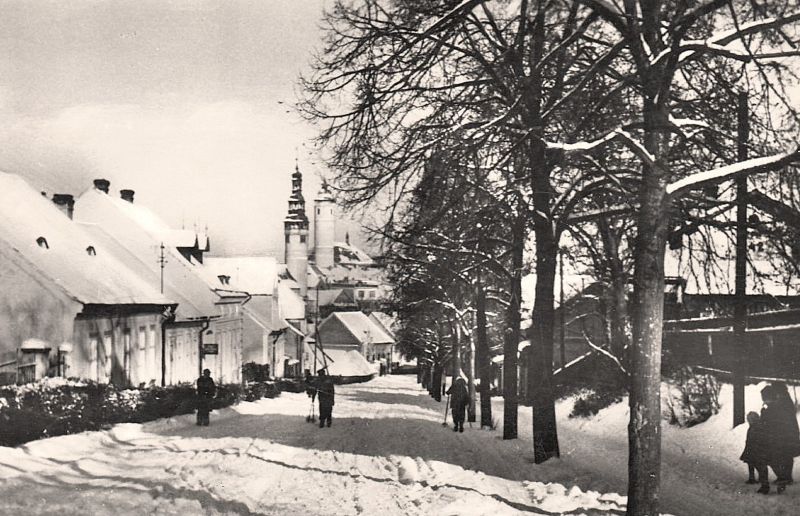 Jiráskova ulice v zimě