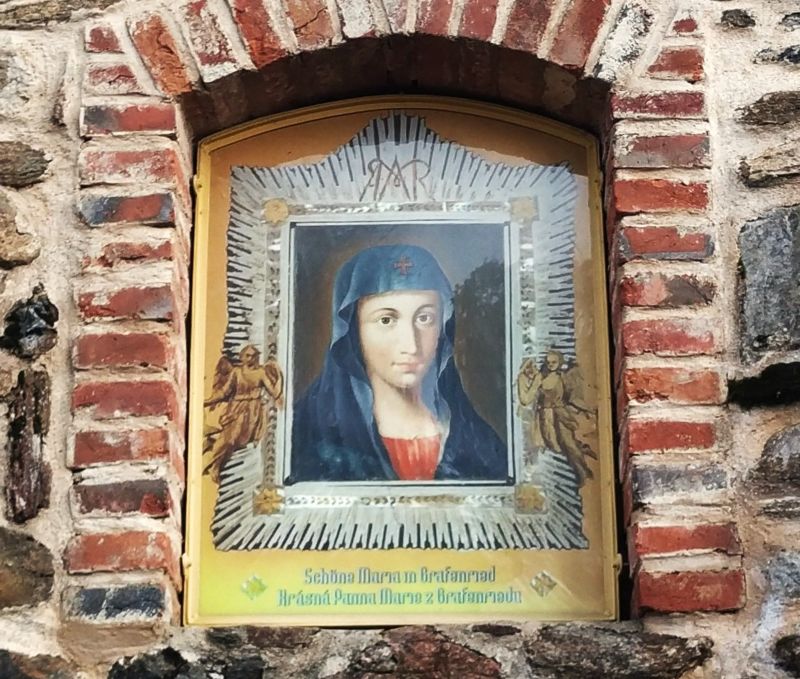 Kopie obrazu Krásné Panny Marie z Grafenriedu na obnoveném oltáři