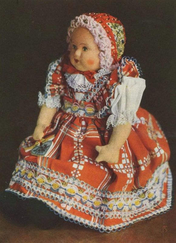 Panenka v chodském kroji