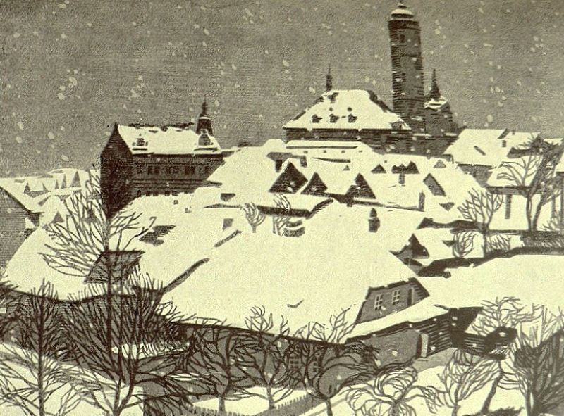 Zasněžené Domažlice