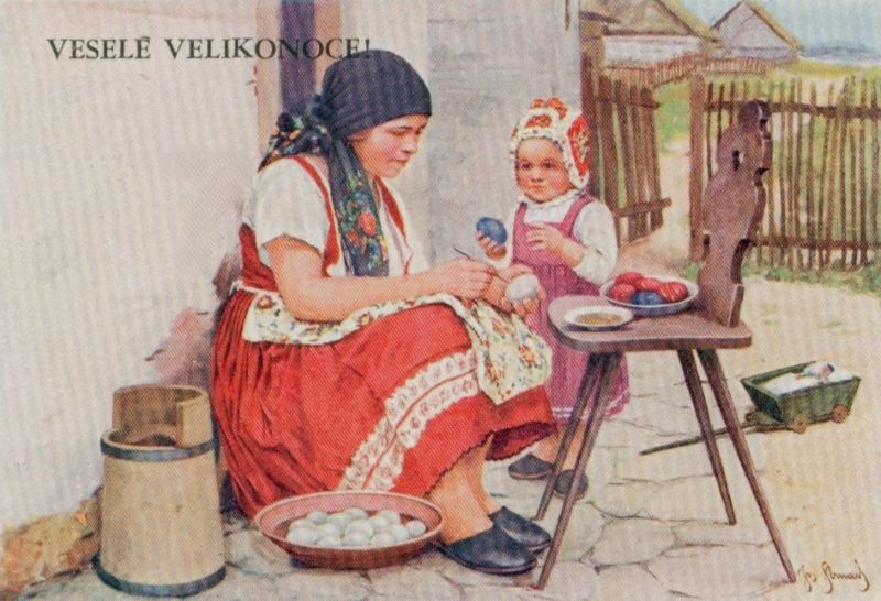 Josef Strnad - malování kraslic