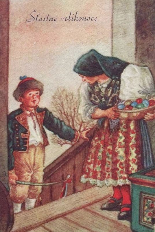 Velikonoční pohlednice