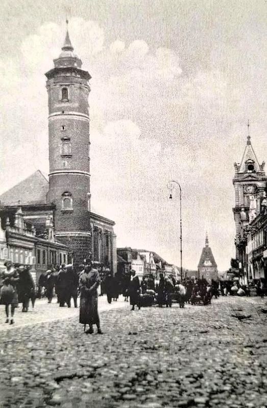 Náměstí v Domažlicích před rokem 1936
