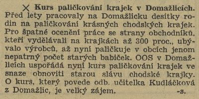 Venkov - 20.11.1941 - Domažlice