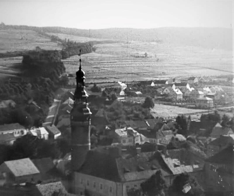 Chodský hrad - pohled od severovýchodu