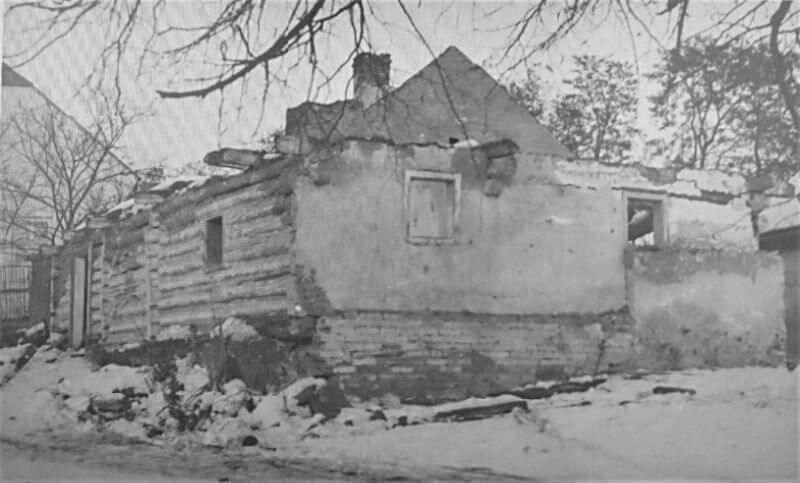 demolice stavení č. p. 45, tzv. Rajšlovny