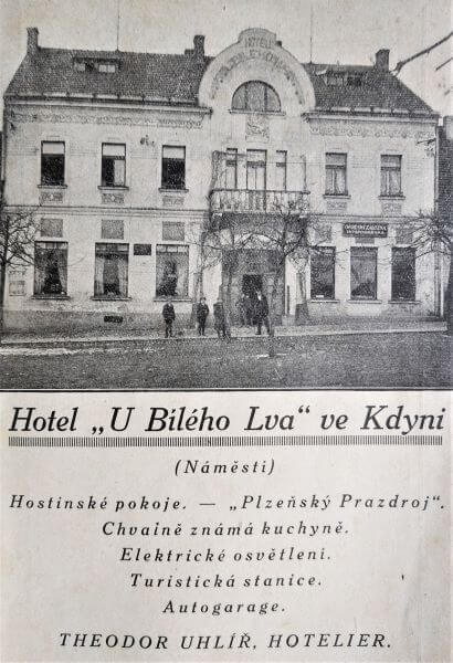 Kdyně, Hotel U bílého lva