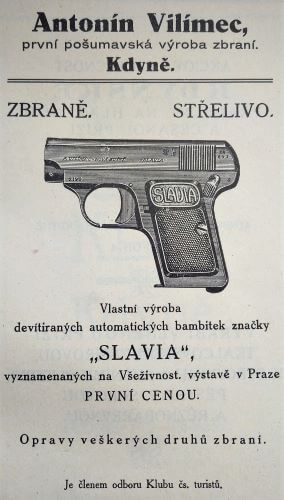 Kdyně, výroba zbraní, Antonín Vilímec