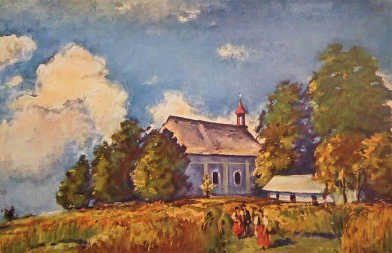 F. Michl - Kostelík na Vavřinci